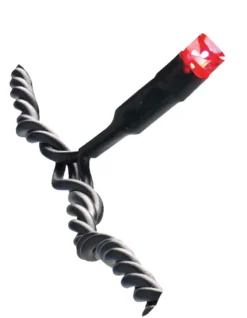 Lysslynge 100 LED-pærer rød 9,9 meter