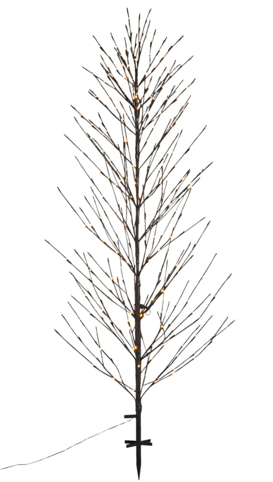 Lystre med 400 LED-pærer H200 cm