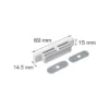 Magnetlås 69 x 15 mm - 2 stk.
