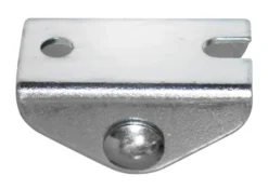 Møbelhjul fast svart 15 mm