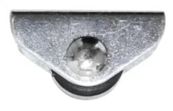 Møbelhjul fast svart 15 mm