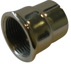 Muffe 3/4" x 1/2" krom