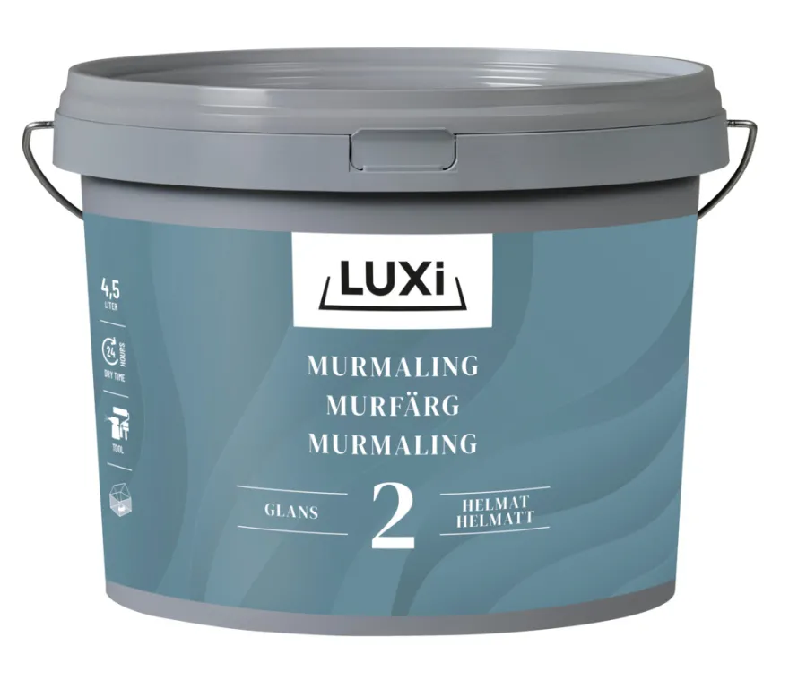 Murmaling kalkhvit 4,5 liter - Luxi