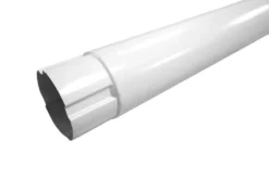 Nedløpsrør 90 x 4000 mm hvit
