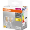 Osram LED kronepære E14 4 W 2-pk.