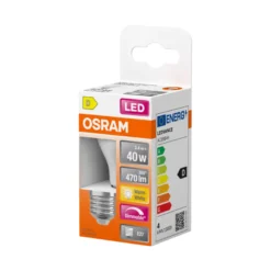 Osram LED Star Classic matt kronepære dimbar E27 4,8 W