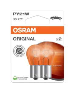 Osram lyspære til bil 21 W - 2 stk.