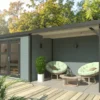 Palmako redskapsbod m/pergola Alma 560 x 184 cm