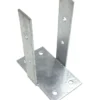 Palmako stolpefot med plate 90 x 90 mm