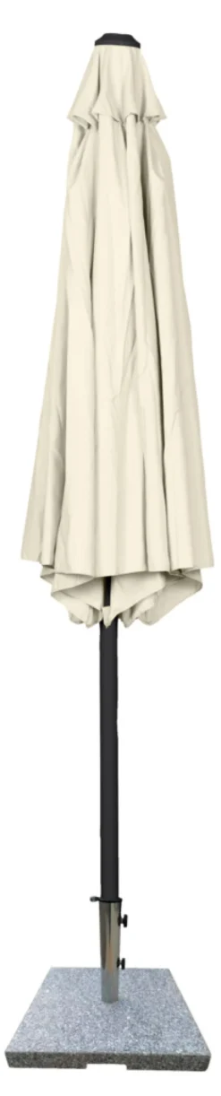Parasoll Arizona beige m/sveiv og tilt Ø300 - Sunlife®