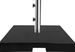Parasollfot Freetown 50x50x6 cm svart granitt - Sunlife®
