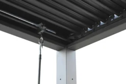 Pergola 3 x 3 x 2,3 meter mørkegrå