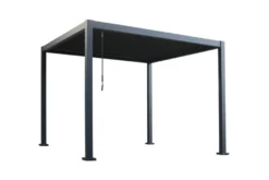 Pergola 3 x 3 x 2,3 meter mørkegrå