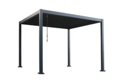 Pergola 3 x 3 x 2,3 meter mørkegrå