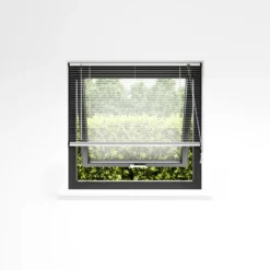 Persienne aluminium hvit 90 x 130 cm