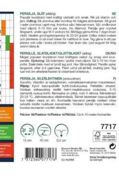 Persille, glattbladet "Gigante D'Italia"