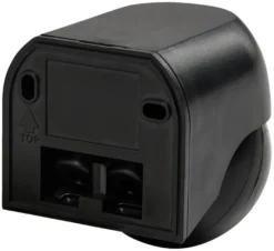 PIR-sensor 180° innendørs/utendørs svart – Elworks