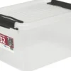 Plast1 oppbevaringsboks m/lokk klar - SystemBox 32