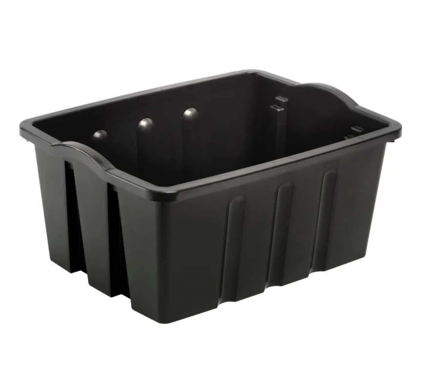 Plast1 stablekasse svart StackBox 13