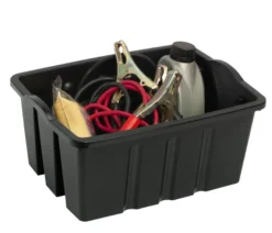 Plast1 stablekasse svart StackBox 13