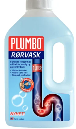 Plumbo Rørvask avløpsrens 1 liter