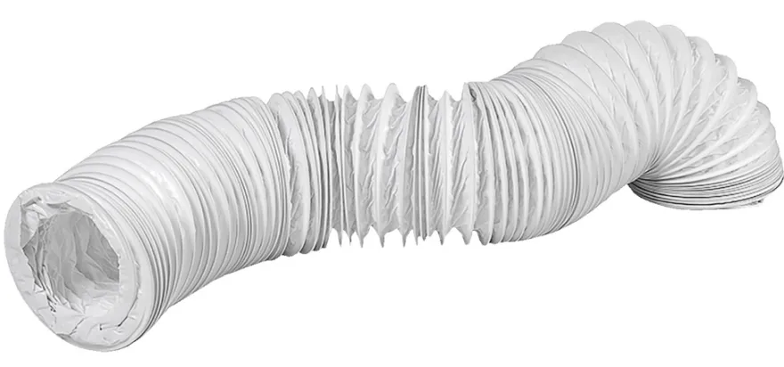 PVC flexslange Ø127 mm x 1 m hvit