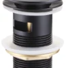 REN bunnventil pop-up svart 1 1/4"