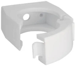 Rørholder ABS 40 mm hvit