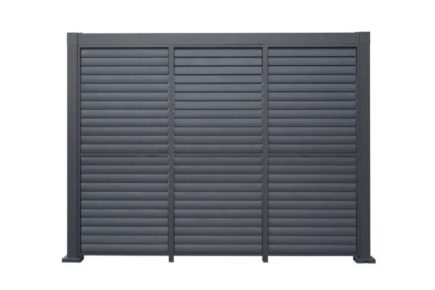 Sidepanel til pergola m/lameller - Outfit