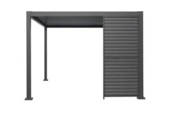 Sidepanel til pergola m/lameller - Outfit