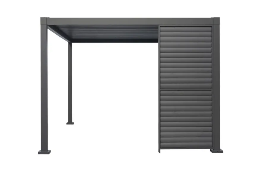Sidepanel til pergola m/lameller - Outfit