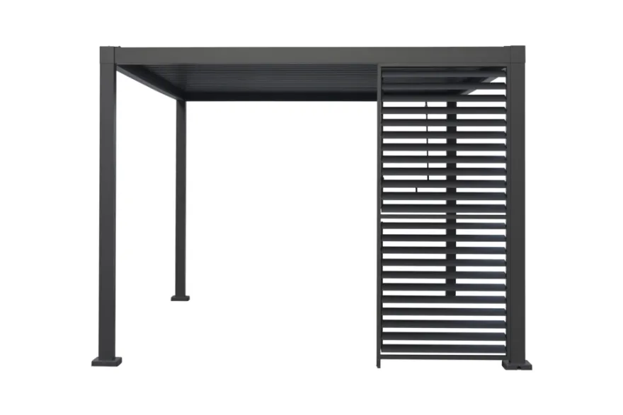 Sidepanel til pergola m/lameller - Outfit