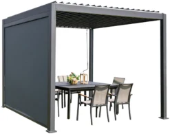 Sidepanel til pergola 3 x 3 meter