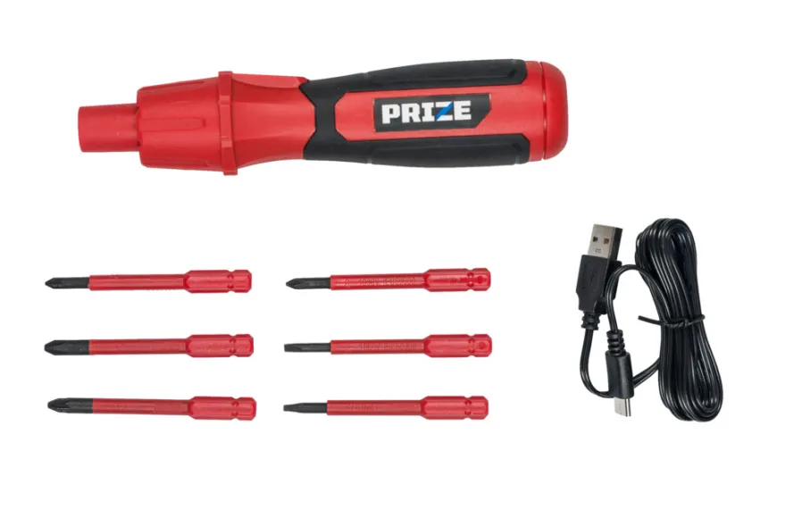 Skrumaskinsett VDE akku 4 V – PRIZE