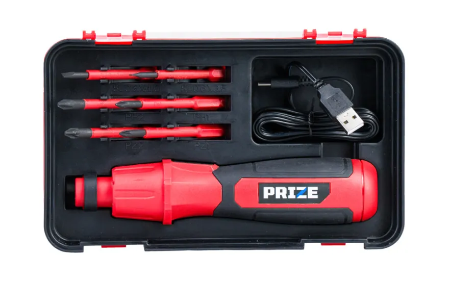 Skrumaskinsett VDE akku 4 V – PRIZE