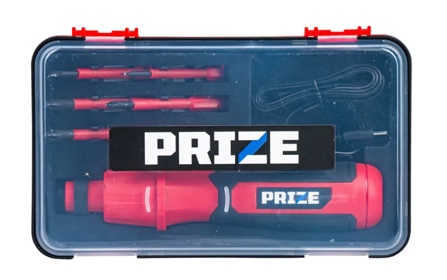 Skrumaskinsett VDE akku 4 V – PRIZE