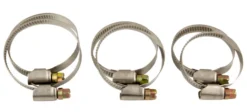 Slangeklemmer mix 1"- 1 1/4" - 1 1/2" - 6 stk.