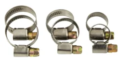 Slangeklemmer mix 3/8" - 1/2" - 3/4" - 6 stk.