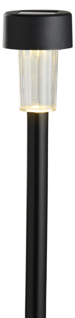 Solcellelamper til hagen svart H35,5 cm 8-pk. - Garden®