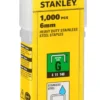Stanley stifter type G 6 mm 1000 stk.