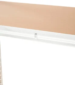 Stålreol m/4 hyller - 90 x 190 x 40 cm