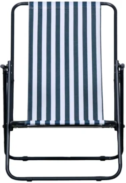 Strandstol Albany i metall og polyester - Sunlife®