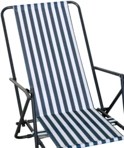 Strandstol Albany i metall og polyester - Sunlife®