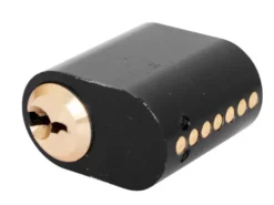 Sylinder oval 7-stift matt svart