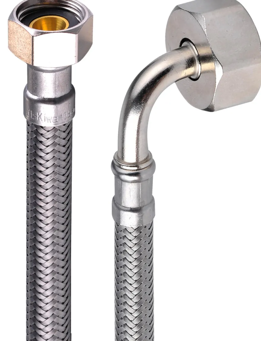 Tilkoblingsslange Kombi Flex 3/4" x 1/2" 80 cm