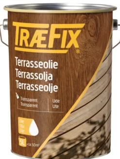 Træfix terrasseolje klar teak 5 liter