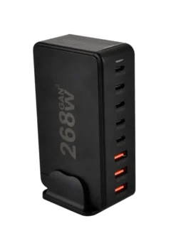 USB Tower 268 W PD - 8 porter (5 x USB-C, 3 x USB-A)