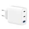 USB/USB-C lader 3 uttak 65 W