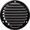 Ventilrist med netting Ø165 mm - svart metall