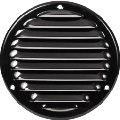 Ventilrist med netting Ø165 mm - svart metall